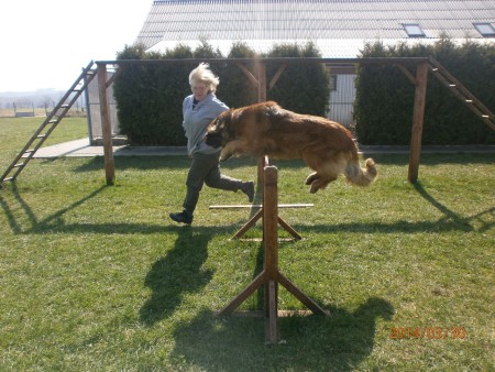 Nácvik skoku metrovky